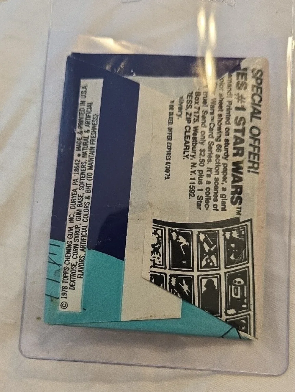 1977 Star Wars Movie Photo Cards Pack - Blue & Orange Artwork